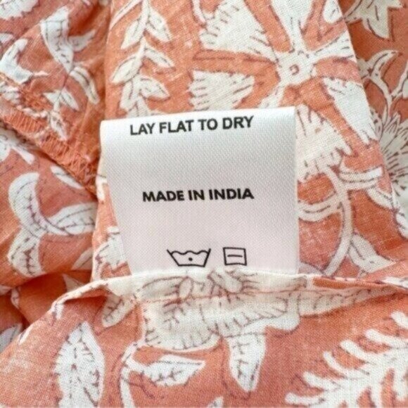 Marea by Liz Joy Olympia Sorbet Floral Print Shell Short Sleeve Kaftan Dress XS - Picture 12 of 12